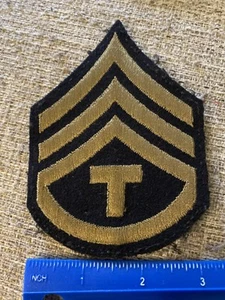WWII US Army Technical Third Grade T/3 Enlisted Patch - Picture 1 of 3