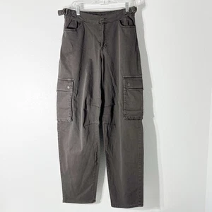 Wild Fable Pants Womens Small Gray Juniors Baggy Straight Leg Cargo Adj Waist - Bild 1 von 8