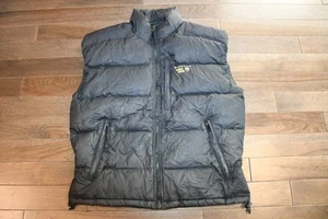 Men's MOUNTAIN HARDWEAR Down Puffer Vest 650 Black Size Medium M - Minor Defects - Picture 1 of 6