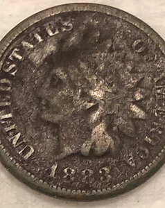 1883 Indian Head Cent Penny 1C - VG Grade - #13685 - Picture 1 of 5