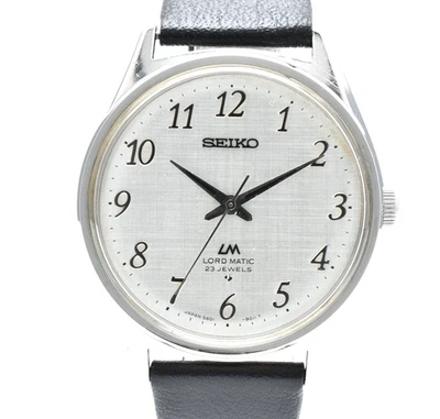 [EXC+5] SEIKO Lord Matic LM 5601-9000 36mm Silver Dial Automatic Men Watch Japan - Image 1 of 4
