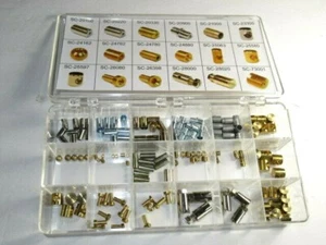 Cable fitting assortment motorcycle control push pull cables making set kit - Bild 1 von 3