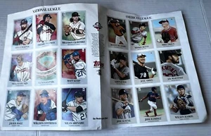 Raras tarjetas de béisbol 2018 Topps Washington Post All-Star Game sin cortar con desgaste - Imagen 1 de 24
