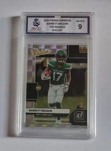 Garrett Wilson RC OROY 2022 Donruss Football NFL - Graded 9 MGC The Rookies - Picture 1 of 2