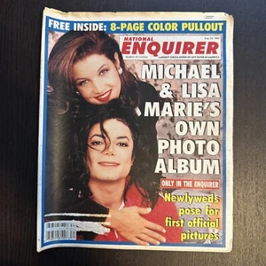 National Enquirer August 23 1994 Michael Jackson Lisa Marie Presley Sly Stallone - Picture 1 of 2