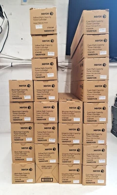 Cartuchos de tóner de color originales Xerox Phaser 7500 C/M/Y/B 106R01436/7/8/9 IVA incluido