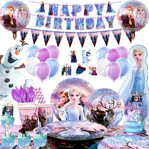 Eiskönigin Frozen Kinder Geburtstag Party Deko Anna Elsa Party Dekoration Ballon - Bild 1 von 10