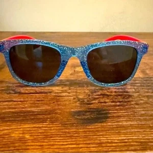 Target Girls Sunglasses Red Blue Plastic Glitter Frame Accessories - Picture 1 of 4