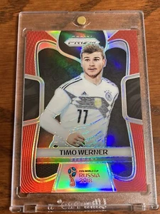 Timo Werner /149 Red Prizms 2018 Panini Prizm World Cup Soccer #98 Germany Card - Picture 1 of 2
