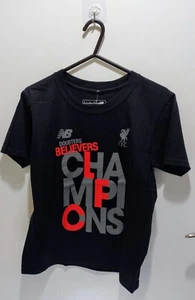 Camiseta Liverpool FC Champions de New Balance JNR Negra Talla LB - Imagen 1 de 5