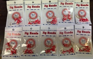 50 Stück Round Ball Jigköpfe Angelhaken Crappie Barschköder 1/32 Hakengröße 2 - Bild 1 von 4