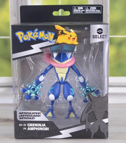New in Box Pokémon Jazwares GRENINJA 6" Articulated  Action Figure Toy Cover