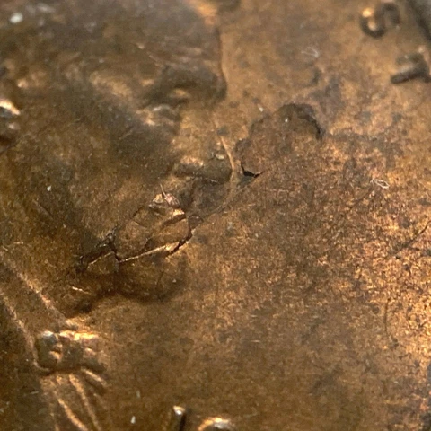 1912 1C Lincoln Cent, Lamination ERROR (60758) Cover