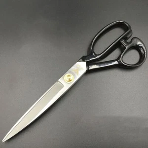 Vintage Tailor Scissor - Manganese Steel Fabric Leather Cutter Craft Accessory - Picture 1 of 17