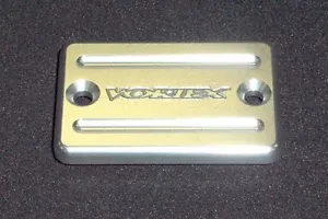 2017-2018 Honda Grom Vortex Racing Front Fluid Brake Reservoir Cap Cover SILVER - Picture 1 of 2