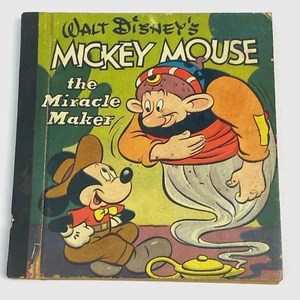 1948 Walt Disney Book Mickey Mouse The Miracle Maker Hardcover Vintage - Picture 1 of 11