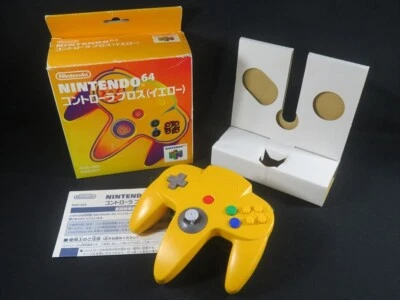64 controller yellow pad n64 Nintendo Japan official tested /n64 game authentick - Image 1 of 4
