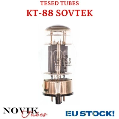 Tubo probado KT-88 Sovtek Nos 6550WE 6550 Sovtek Reflector 98's mismo lote Foto 1 de 2