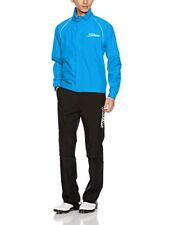 Titleist Golf Stratch Rain Wear Jacket & Pants Blue Size L TSMR1592