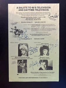 Seltenes BURT WARD BUTCH PATRICK DAMEN DOUGLAS VAN WILLIAMS handsigniertes Poster JSA - Bild 1 von 12