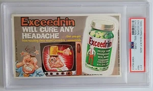 1969 TOPPS WACKY PACKAGES ADS #27 - EXCEEDRIN PSA 7 NM - Picture 1 of 2