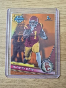 2023 Bowman University U Chrome MarShawn Lloyd 1st Orange Refractor USC /25 - Bild 1 von 1