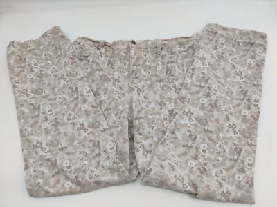 Gloria Vanderbilt Amanda Womens Size 12 Jeans Floral Beige - Image 1 of 4