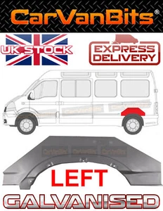 PANEL DE REPARACIÓN DEL ARCO DE RUEDA TRASERA PARA RENAULT MASTER VAUXHALL MOVANO INTERSTAR 98-10 - Imagen 1 de 5