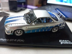 IXO - NISSAN SKYLINE GT-R R34  FAST FURIOUS      1/43 APROX *NEW* - Picture 1 of 13