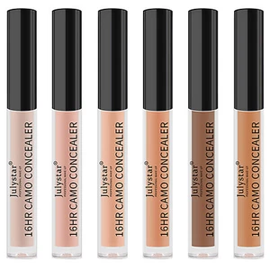 6pcs Liquid Full Coverage Concealer Makeup Dark Circles Acne Blemish Corrector - Picture 1 of 11