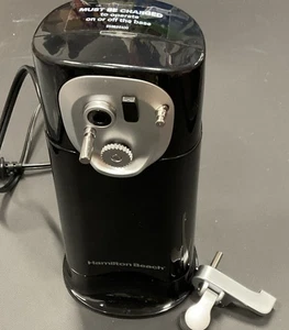 ⚡️Abrelatas Eléctrico Hamilton Beach Flexcut, Inalámbrico, Acentos en Negro y Cromo - Imagen 1 de 3