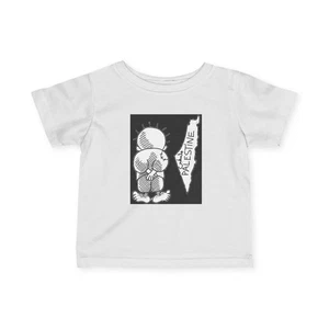 Infant Tee, Handala & Historic Palestine Map Resistance T-Shirt - Picture 1 of 19