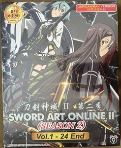 *NEW SEALED* SWORD ART ONLINE II (SEASON 2) VOL. 1 - 24 END - Picture 1 of 2