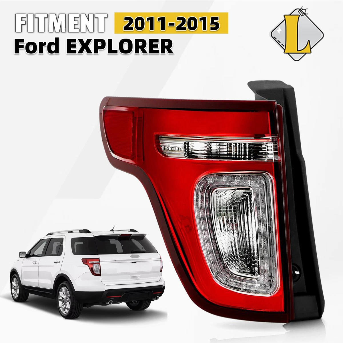 Faros Antiniebla Para Ford Explorer, Lámpara De Parachoqu Delantero, Luz De Conducción DRL Halógena, 2011, 2012, 2013, 2014, 2015 - AliExprs