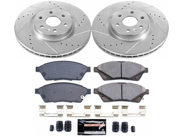 Kit de pastillas de freno delanteras y rotor para Cadillac SRX 2010-2016 2011 2012 2013 PV273SH Foto 1 de 1