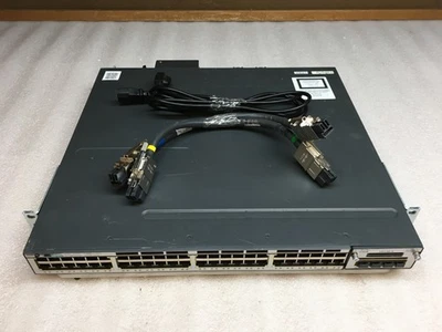 Cisco WS-C3750X-48PF-S V06 48-Port GbE PoE+ Switch - S-PWR Cable Inc - Image 1 of 4