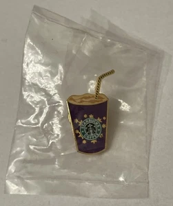Sealed Starbucks Purple Frappuccino To Go Cup Pin - Picture 1 of 2