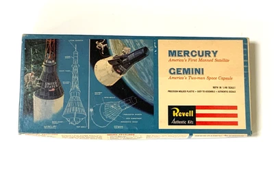 Revell No. H-1834:130 Mercury Gemini 1:48 Scale Model Kit (1964) RARE - Image 1 of 4
