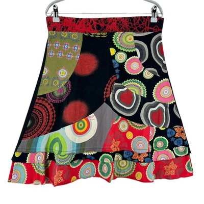 Gonna Mini Floreale DESIGUAL Donna Taglia M - Immagine 1 di 4