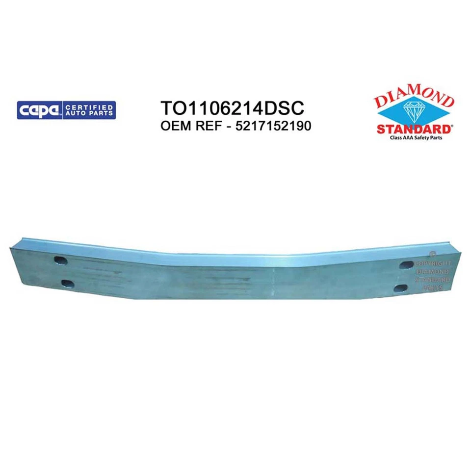 Refuerzo de cubierta de parachoques trasero para Toyota Prius C 2012-2018 191-1121 CAPA Foto 1 de 1