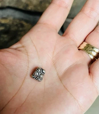 Genuine Pandora Solid Freeform Spacer Bracelet Charm Silver S925 ALE RERE! - Image 1 of 3