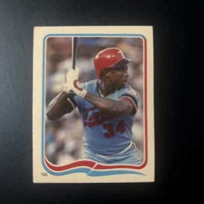 1985 Fleer Star Stickers RC #122 Kirby Puckett Twins BASEBALL Card NM +/- - Image 1 of 2