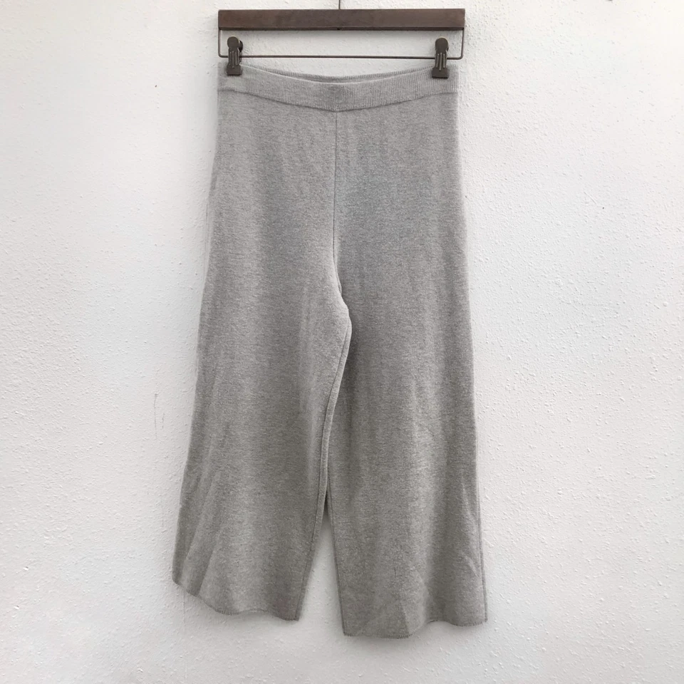 J. Pantalón Suéter Pierna Ancha Mezcla Algodón/Poliéster/Lana Merino Crew Talla Pequeña Foto 1 de 4
