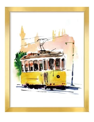 Annecy 10x14 Gold Picture Frame, Simple Design Photo Display Wall Mount Pack - Image 1 of 4