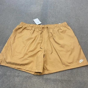 Nike Shorts Mens XL Tan Standard Fit Woven Flow Shorts FN3307-224 NWT - Picture 1 of 10
