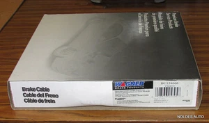 NEW WAGNER BC124666 RIGHT REAR PARKING BRAKE CABLE (JESS618 DS1280 BOX4) - Imagen 1 de 2