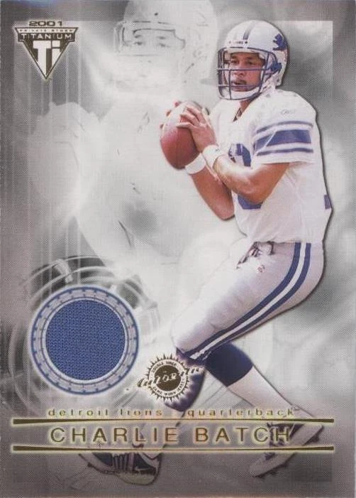 2001 Pacific Private Stock Titanium Charlie Batch Steve McNair #85