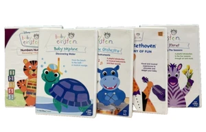 Baby Einstein 5 Learning DVDS Seasons Water Numbers Instruments Symphony of Fun - Imagen 1 de 12