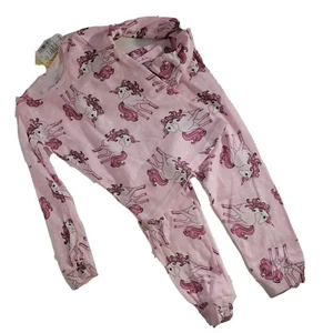 The Childrens Place Toddler Girls Pink Unicorn Star 2 Piece Pajama Set Size 2T - Picture 1 of 6