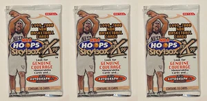 3 Packs 1999-00 Skybox NBA Hoops 89X99 Basketball Factory Sealed Packs - Picture 1 of 3